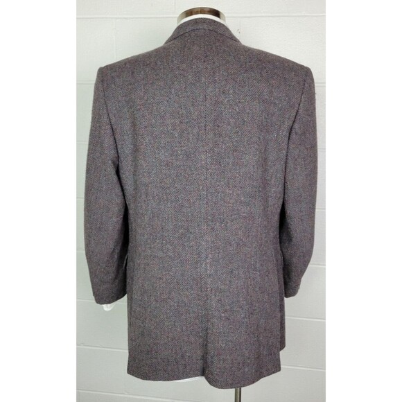 Vtg‎ Magee Tweed Mens Donegal Wool Tweed Sport Coat Jacket 44L - Picture 4 of 11